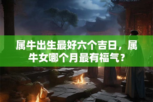 属牛出生最好六个吉日，属牛女哪个月最有福气？