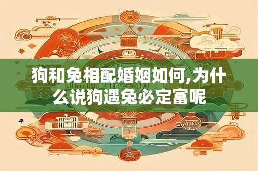 狗和兔相配婚姻如何,为什么说狗遇兔必定富呢