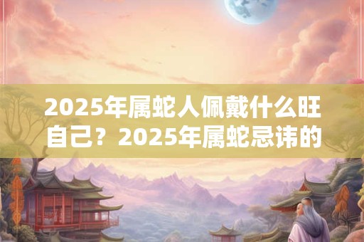 2025年属蛇人佩戴什么旺自己？2025年属蛇忌讳的颜色