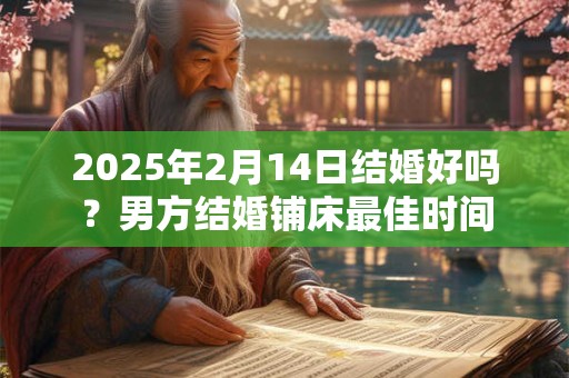 2025年2月14日结婚好吗？男方结婚铺床最佳时间