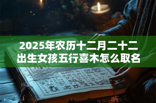 2025年农历十二月二十二出生女孩五行喜木怎么取名字？