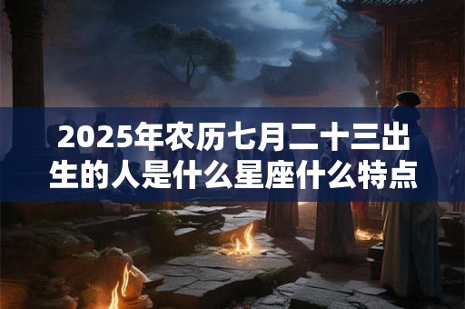 2025年农历七月二十三出生的人是什么星座什么特点？