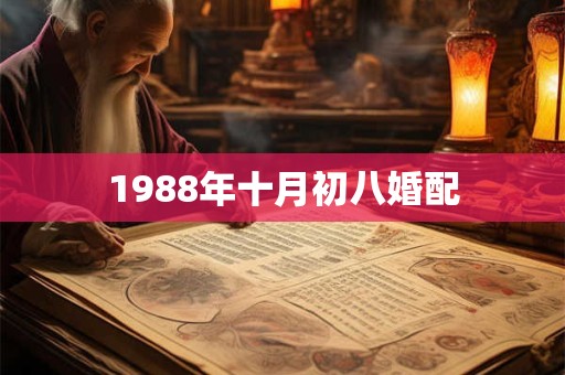 1988年十月初八婚配