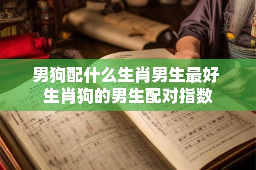男狗配什么生肖男生最好 生肖狗的男生配对指数