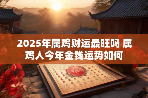 2025年属鸡财运最旺吗 属鸡人今年金钱运势如何