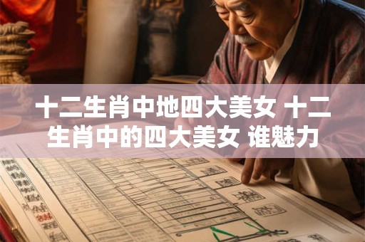 十二生肖中地四大美女 十二生肖中的四大美女 谁魅力