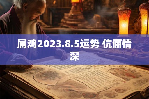 属鸡2023.8.5运势 伉俪情深