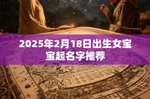 2026年2月18日出生女宝宝起名字推荐