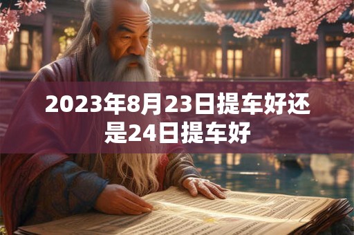 2023年8月23日提车好还是24日提车好