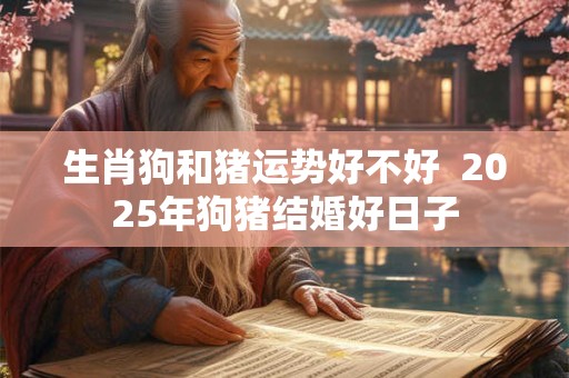 生肖狗和猪运势好不好  2025年狗猪结婚好日子