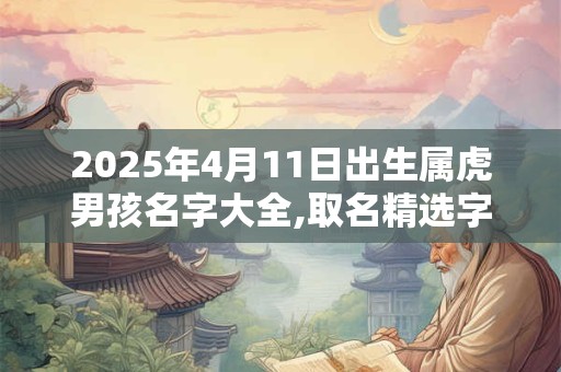 2025年4月11日出生属虎男孩名字大全,取名精选字