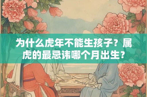 为什么虎年不能生孩子？属虎的最忌讳哪个月出生？