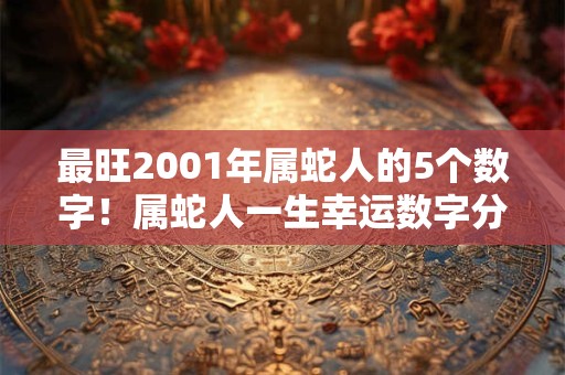 最旺2001年属蛇人的5个数字！属蛇人一生幸运数字分析