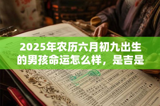 2025年农历六月初九出生的男孩命运怎么样，是吉是凶？