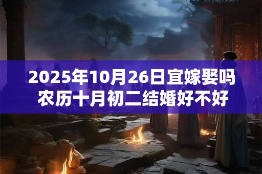 2025年10月26日宜嫁娶吗 农历十月初二结婚好不好