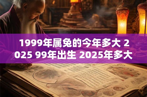 1999年属兔的今年多大 2025 99年出生 2025年多大年龄