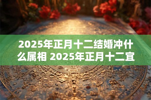 2025年正月十二结婚冲什么属相 2025年正月十二宜嫁娶吗