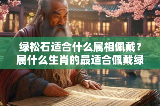 绿松石适合什么属相佩戴？属什么生肖的最适合佩戴绿松石