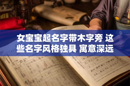 女宝宝起名字带木字旁 这些名字风格独具 寓意深远！