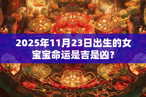 2025年11月23日出生的女宝宝命运是吉是凶？