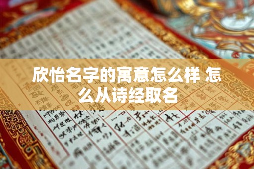 欣怡名字的寓意怎么样 怎么从诗经取名
