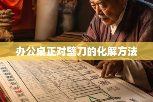办公桌正对壁刀的化解方法
