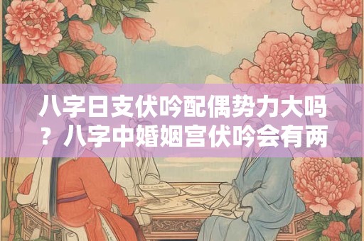 八字日支伏吟配偶势力大吗？八字中婚姻宫伏吟会有两次婚姻？