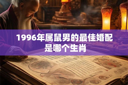 1996年属鼠男的最佳婚配 是哪个生肖