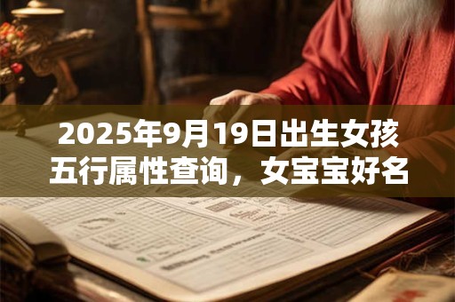 2025年9月19日出生女孩五行属性查询，女宝宝好名字合集