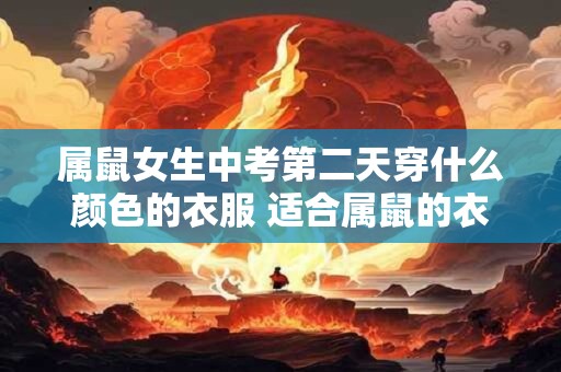 属鼠女生中考第二天穿什么颜色的衣服 适合属鼠的衣服颜色