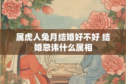 属虎人兔月结婚好不好 结婚忌讳什么属相