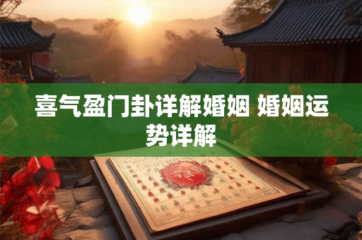 喜气盈门卦详解婚姻 婚姻运势详解 喜气盈门卦详解婚姻 婚姻运势详解
