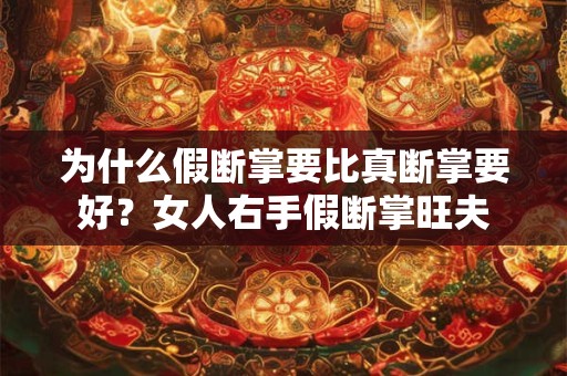为什么假断掌要比真断掌要好?女人右手假断掌旺夫 为什么假断掌要比真断掌要好?女人右手假断掌旺夫