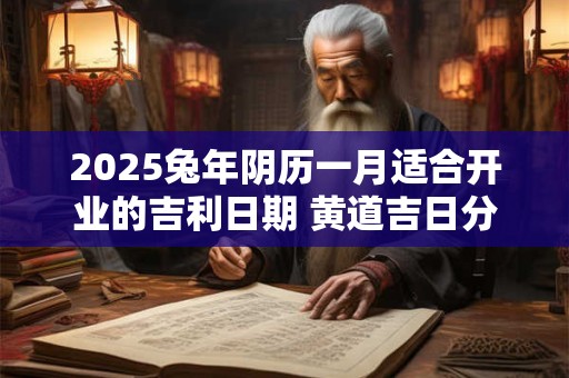 2025兔年阴历一月适合开业的吉利日期 黄道吉日分析