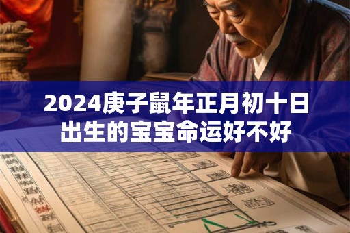 2024庚子鼠年正月初十日出生的宝宝命运好不好