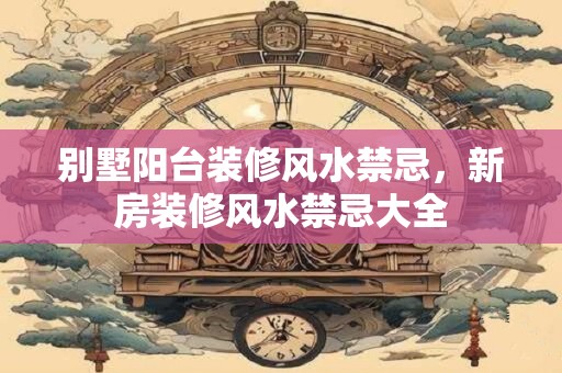 别墅阳台装修风水禁忌，新房装修风水禁忌大全