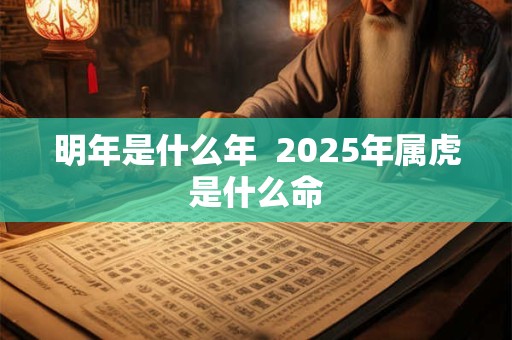 明年是什么年  2025年属虎是什么命