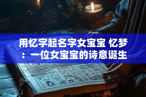 用忆字起名字女宝宝 忆梦：一位女宝宝的诗意诞生