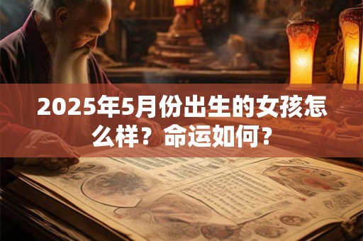 2025年5月份出生的女孩怎么样?命运如何? 2025年5月份出生的女孩怎么样?命运如何?