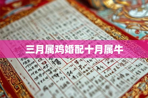 三月属鸡婚配十月属牛