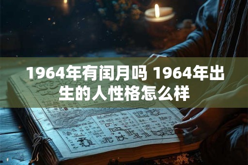 1964年有闰月吗 1964年出生的人性格怎么样
