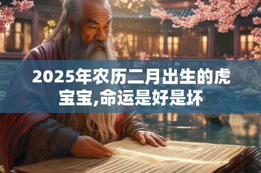 2025年农历二月出生的虎宝宝,命运是好是坏
