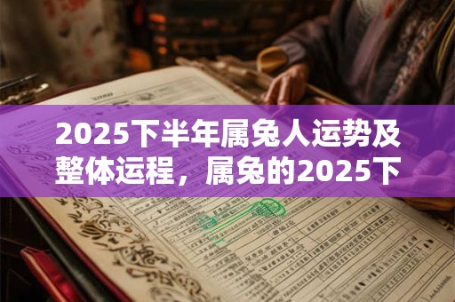 2025下半年属兔人运势及整体运程，属兔的2025下半年运势好不好
