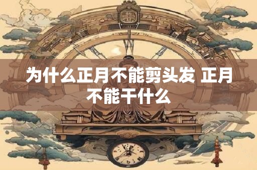 为什么正月不能剪头发 正月不能干什么