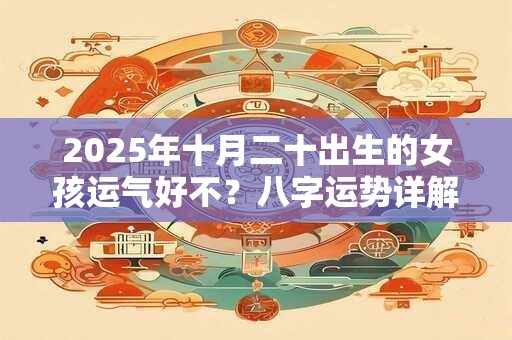2025年十月二十出生的女孩运气好不？八字运势详解