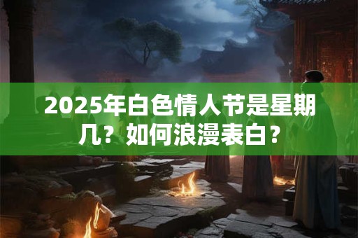 2026年白色情人节是星期几?如何浪漫表白? 2026年白色情人节是星期几?如何浪漫表白?