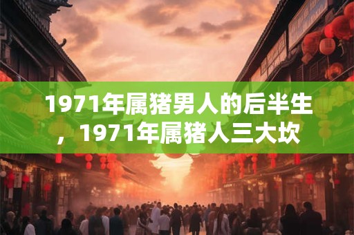 1971年属猪男人的后半生，1971年属猪人三大坎