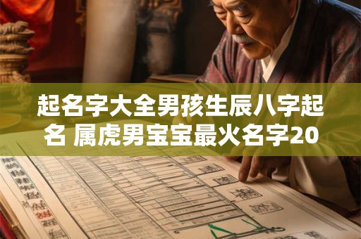 起名字大全男孩生辰八字起名 属虎男宝宝最火名字2025