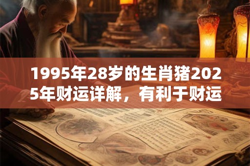 1995年28岁的生肖猪2025年财运详解，有利于财运的方位介绍
