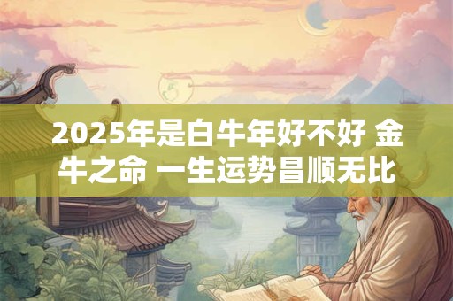2025年是白牛年好不好 金牛之命 一生运势昌顺无比